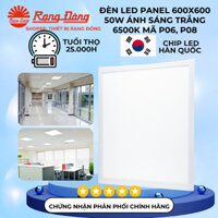 Đèn LED Panel 600x600 50W Rạng Đông Ánh sáng trắng 6500K mã P06, P08