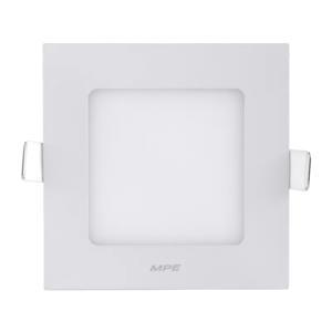 Đèn LED panel 6W – vuông 120mm âm trần, chỉnh sáng dimmer, ánh sáng vàng, MPE, mã SPL-6V/DIM