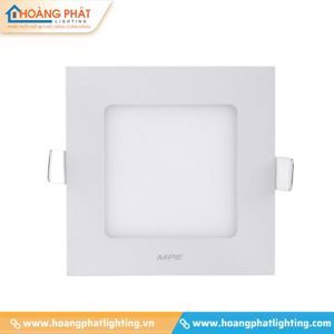 Đèn LED panel 6W – vuông 120mm âm trần, chỉnh sáng dimmer, ánh sáng vàng, MPE, mã SPL-6V/DIM