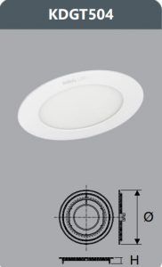 Đèn led panel âm trần 4w KDGT504