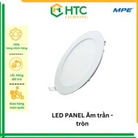 Đèn Led Panel âm trần Tròn 6W - thương hiệu MPE - 3 chế độ - 6w khoét lỗ 90