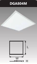 Đèn led panel bảng cao cấp 40w DGA804M