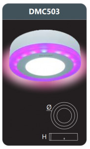 Đèn led Panel đổi màu Duhal DMC503