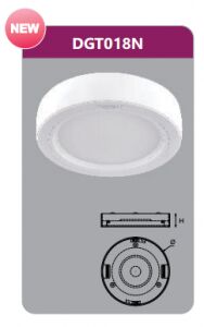 Đèn led panel gắn nổi tròn 18w DGT018N