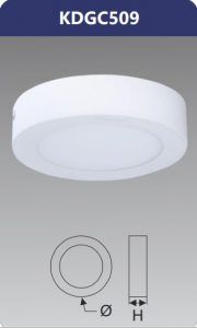 Đèn led panel gắn nổi tròn 9w KDGC509