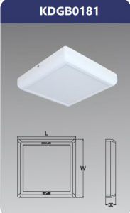 Đèn led panel gắn nổi vuông 18W