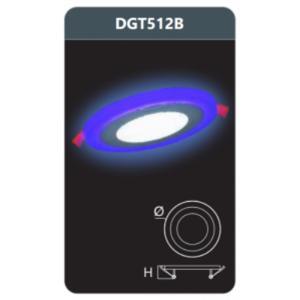 Đèn led panel màu âm trần Duhal DGT512B