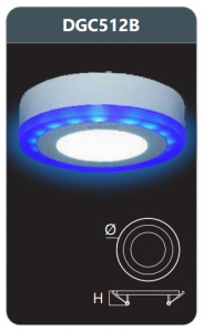 Đèn LED Panel màu Duhal DGC512B - 12W
