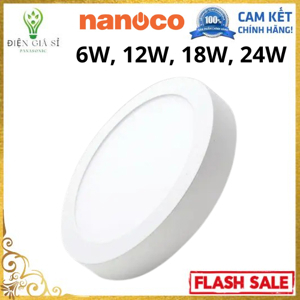 Đèn LED panel ốp trần Nanoco 24W NPL246R