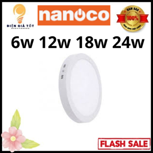 Đèn LED panel ốp trần Nanoco 24W NPL246R