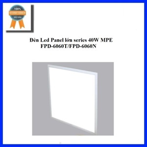 Đèn LED panel tấm 600x600mm – 40W, FPD-6060N