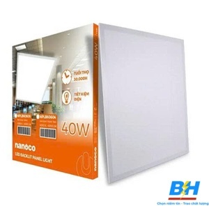 Đèn led panel tấm Nanoco 40W NPL60604