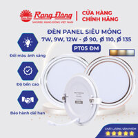 Đèn LED Panel Tròn Đổi Màu Rạng Đông Đèn Mắt Trâu Âm Trần 7W 9W 12W Khoét Lỗ Trần 90 110 135 MODEL - Tài Oanh