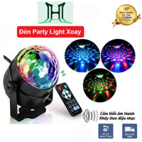 Đèn Led Party Light 7 Chế Độ Màu, loại xoay, Chớp Nháy Theo Nhạc, Trang Trí Decor Phòng, Đèn Laser điều khiển từ xa.