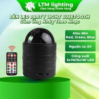 Đèn LED Party Light Bluetooth, Cổng USB, Remote, Cảm Ứng Nháy Theo Nhạc Cho Tiếc Cưới, Tiệc Gia Đình