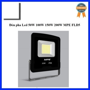 Đèn LED pha 50W, ánh sáng trắng, MPE, mã FLD5-50T