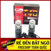Đèn Led Pha Bi Cầu Mini T40 75W Chân H4 Ô tô Xe Máy - Phiên Bản 2024 Bảo Hành Chính Hãng 1 Năm
