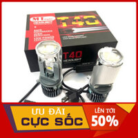 Đèn Led Pha Bi Cầu Mini T40 75W Chân H4 xe con xe gắn máy - bạn dạng 2024 Bảo hành chánh Hãng 1 Năm