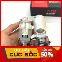 Đèn Led Pha Bi Cầu Mini T40 75W Chân H4 xe con xe gắn máy - bạn dạng 2024 Bảo hành chánh Hãng 1 Năm