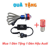 Đèn LED Pha Bi Cầu Z4 BMA Chân H4/M5 Cos Vàng Pha Trắng Lắp Nguyên Bản Không Độ Chế