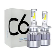 Đèn led pha C4 H6 cho xe ô tô, xe máy 40W