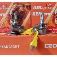 Đèn LED Pha Cos Ô Tô Xe Hơi Siêu Sáng Cao Cấp AQLght Auto KEN Pro AQLight Auto Chân H4