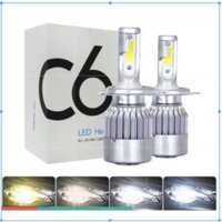 Đèn LED pha cos siêu sáng 36W H7 H11 C6  dành cho xe hơi ô tô tương thích KIA Cerato K3 K5 Hyundai Santafe đầu trước