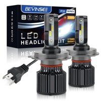 Đèn LED pha cos siêu sáng cao cấp ô tô xe hơi xe máy Bevinsee F31 50W 12V 6000LM H1 H4 H7 H11 9005