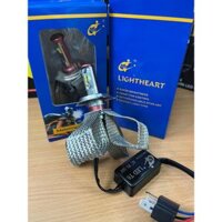 ĐÈN LED PHA GYG 2 TIM ĐUÔI DÂY ĐỒNG TẢN NHIỆT, CHÂN H4 CAO CẤP