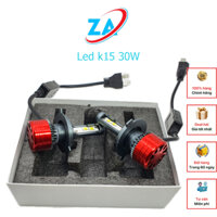 Đèn Led Pha K15 Mẫu Mới 50w Chân Đèn H4 Lắp Xe Máy Ô Tô