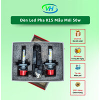 Đèn Led Pha K15 Mẫu Mới 50w Chân Đèn H4 Lắp Xe Máy Ô Tô