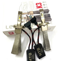 Đèn led pha K3 chân H4 gắn xe máy sáng 40w gom rõ nét hàng cao cấp loại 1