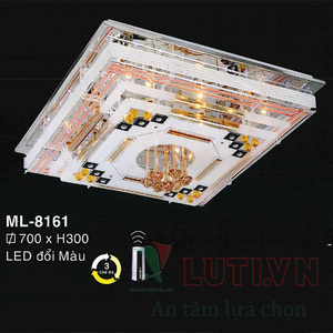 Đèn led pha lê vuông Hplight ML-8161