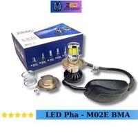 Đèn Led Pha M02EC BMA ,12V Có Quạt 6 Chip Led Sáng Gom Chân Cắm Đa Năng