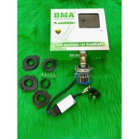 Đèn Led Pha mini T3 TRẮNG Tubor BMA Lắp Zin Cho Xe Máy, Ô Tô ( Giá 1 Đèn )