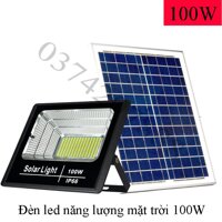 Đèn led pha năng lượng mặt trời 100w BABA  [Den Nang Luong Mat Troi]