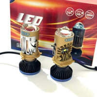 Đèn Led Pha T10 Pro MT Mẫu Mới Công Suất 75w Chân Đèn H4 Lắp Xe Máy Ô Tô BẢO HÀNH 1 NĂM