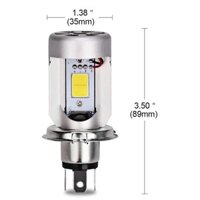 Đèn Led Pha Xe Máy, Ôtô  Quạt Gío Đầu Siêu Sáng Chân H4