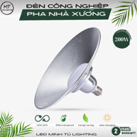 Đèn Led pha xưởng E27 100W-150W-200W-250W-50W chụp đèn tròn ánh sáng trắng Đèn Công Nghiệp UFO Led High Bay Light