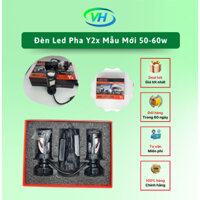 Đèn Led Pha Y2x Mẫu Mới 50-60w Chân Đèn H4 Lắp Xe Máy Ô Tô
