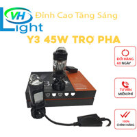 Đèn Led Pha Y3 Mẫu Mới 60w Chân Đèn H4 Lắp Xe Máy Ô Tô
