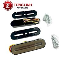 Đèn LED phanh Audi 3 chế độ nháy kt 13cm x 4cm x 2 cm dùng cho ô tô xe tải dùng chung điện áp 12/24V