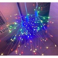 Đèn led pháo hoa chùm 5 bông trang trí