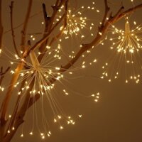 Đèn led pháo hoa có điều khiển trang trí ngày tết chùm 35 dây, 8 hiệu ứng nháy l Chùm đèn led trang trí tết 2022