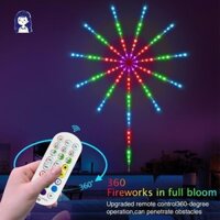 Đèn LED pháo hoa thông minh Bluetooth ngoài trời, Đèn LED lấp lánh, Đèn LED bắn pháo hoa ngoài trời cao, Đồng bộ Mic với hiệu ứng phóng pháo hoa Điều khiển từ xa & ứng dụng YD0102 YDSF