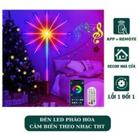 Đèn led pháo hoa trang trí, đèn nháy pháo hoa có khiển