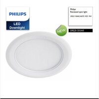 Đèn led Philips âm trần 9W - Marcasite 59521 (Tròn)