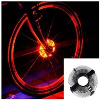 Đèn LED pin sạc có remote gắn trục bánh xe đạp