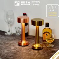 Đèn Led Quầy Bar Bàn Ăn Nhà Hàng HUTA RESTRU Cảm Ứng Tích Điện USB Điều Chỉnh Ánh Sáng Vàng Trang Trí Quán Cà Phê Đèn Ngủ - Vàng - 1800mA sáng 5-8h