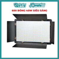 ĐÈN LED QUAY PHIM LED 600 BÓNG 40W SIÊU SÁNG KÈM NGUỒN VÀ PIN SẠC